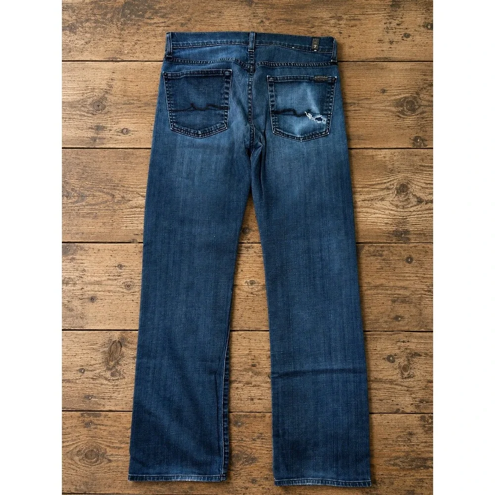 7 For All Mankind Men's 31x29 Standard Classic Straight Leg Jean